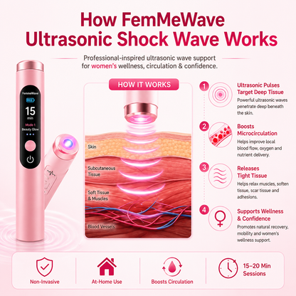 Virexo™ Shockwave Therapy Activates circulation for fuller curves, radiant skin & fat reduction. Balances metabolism, restores youth.