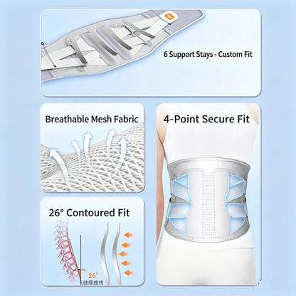 ⚡ Ultra-Power Lumbar Support Belt-“Step in and feel your lower back instantly shift into elite-level structural support.”