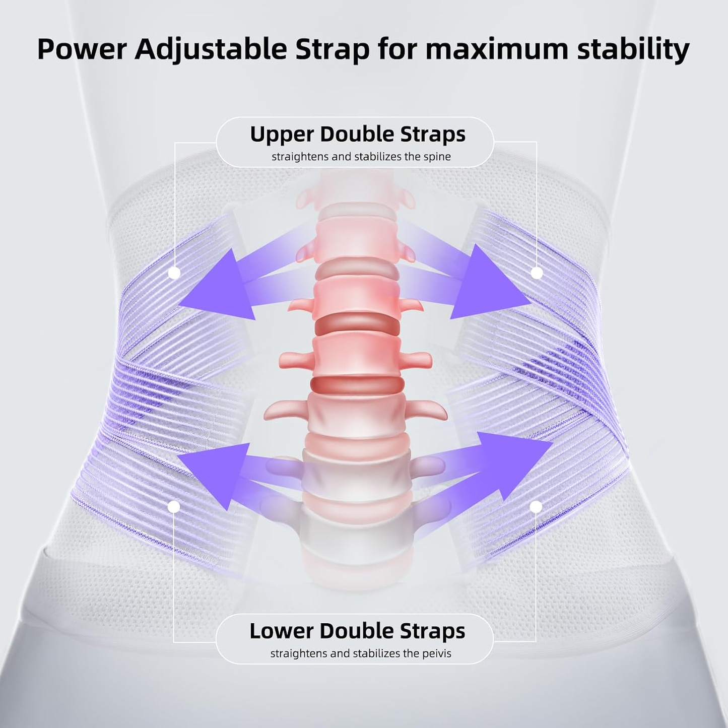 ⚡ Ultra-Power Lumbar Support Belt-“Step in and feel your lower back instantly shift into elite-level structural support.”