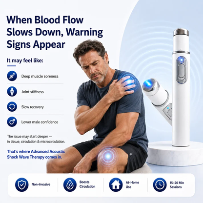 ApexWave Acoustic Shockwave Device – Blood Flow & Recovery Therapy